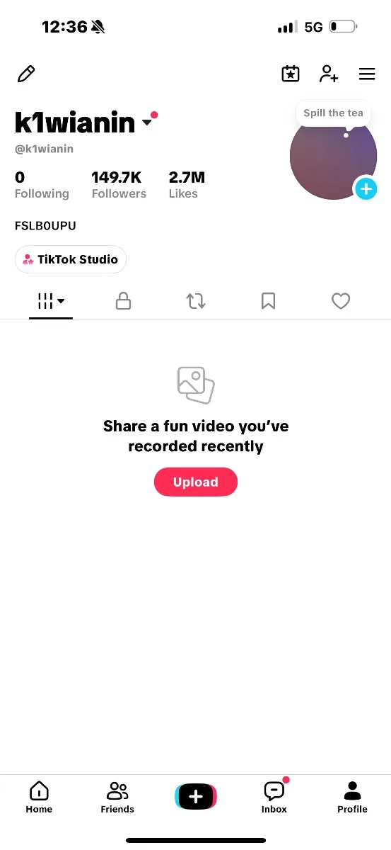 TikTok account 150k followers FOR SALE!, screenshot 1