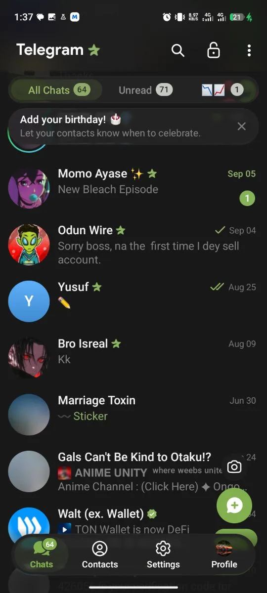 Clean May 2024 Premium Account | SpamBot Free as a Bird (Telegram), screenshot 4 of 4
