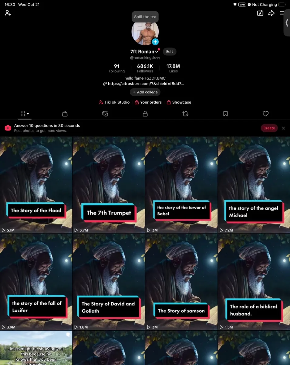 🔥 686K+ FOLLOWERS TIKTOK ACCOUNT — ONLY $,3000 🔥, screenshot 1
