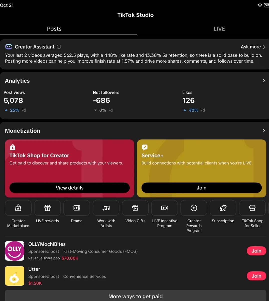 🔥 686K+ FOLLOWERS TIKTOK ACCOUNT — ONLY $,3000 🔥, screenshot 5