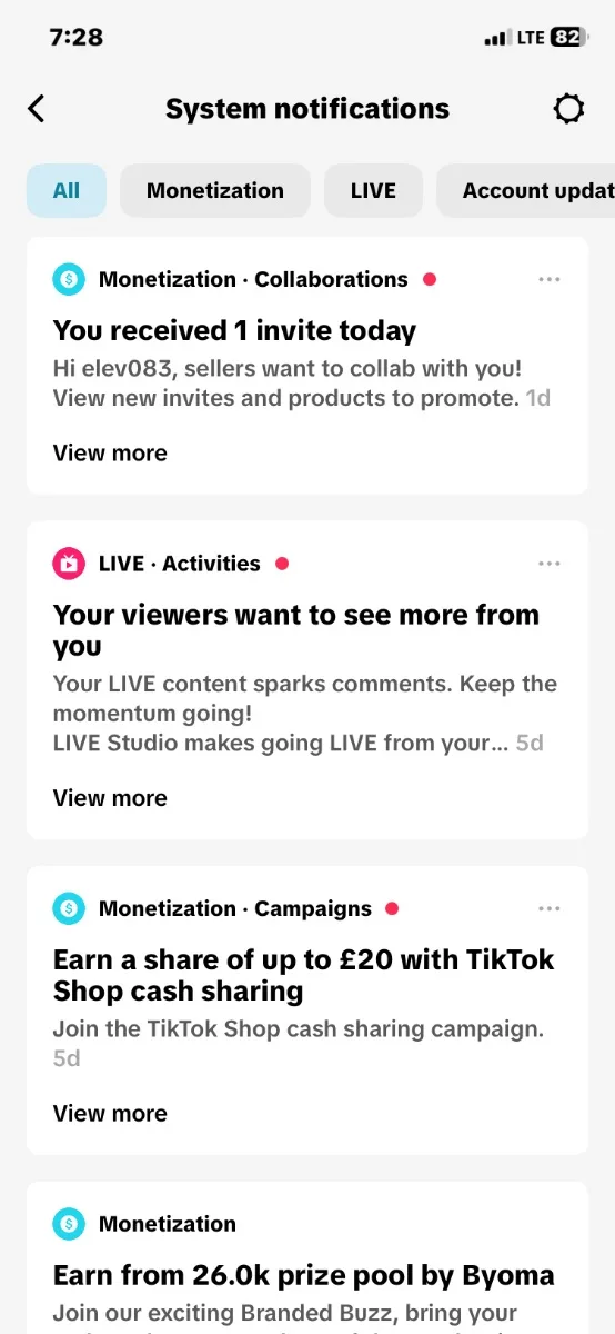 Established TikTok Account | Entertainment & Viral Content, screenshot 5