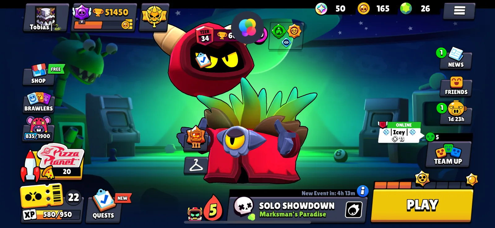 brawl stars accont a lot of skins — screenshot 2