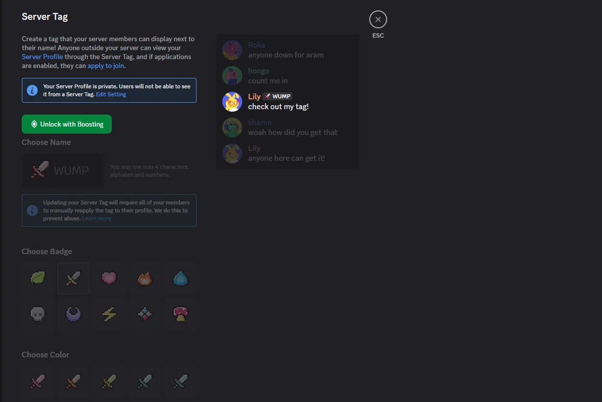 $8 Discord Guild Server with Tag Available for Sale For 8$ Only — screenshot 1