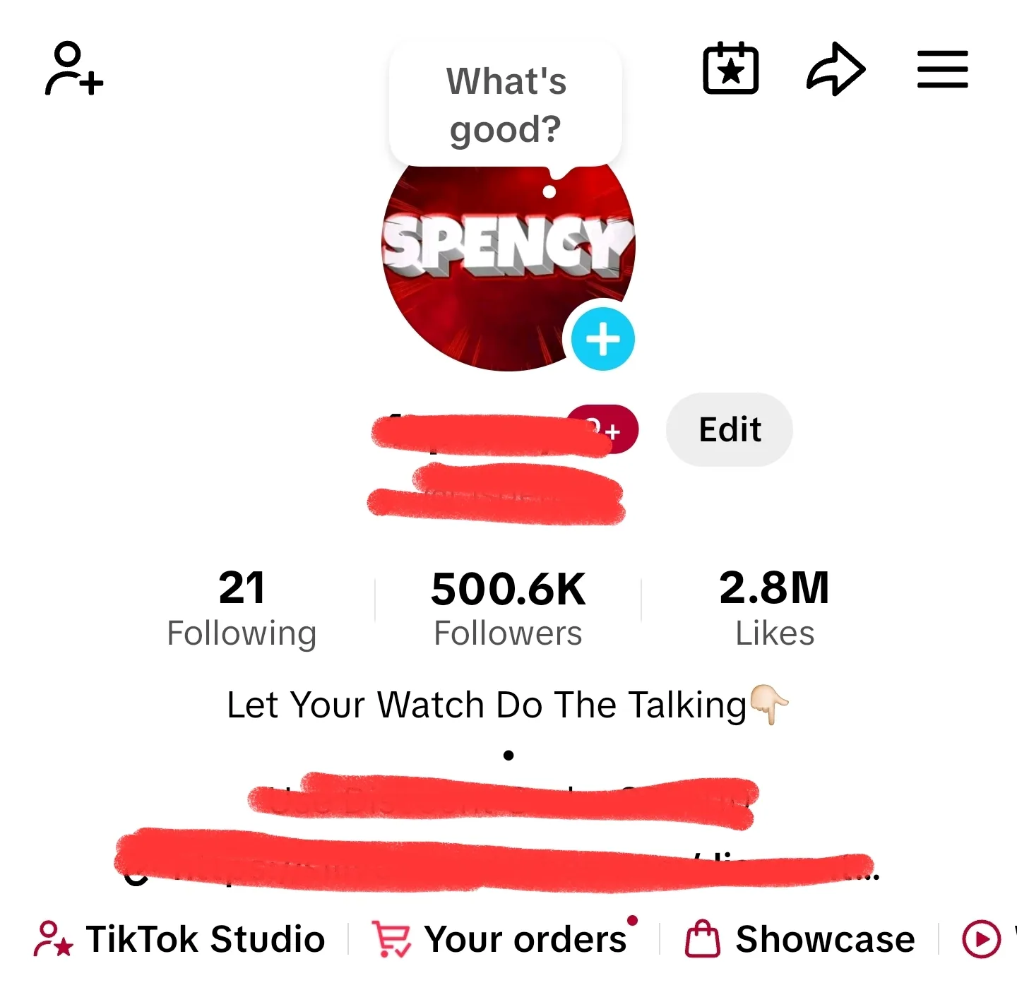 500,000 ACCOUNT — screenshot 1