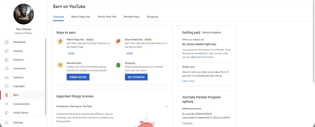 Selling 50K+ Subscribers YouTube channel — screenshot 1