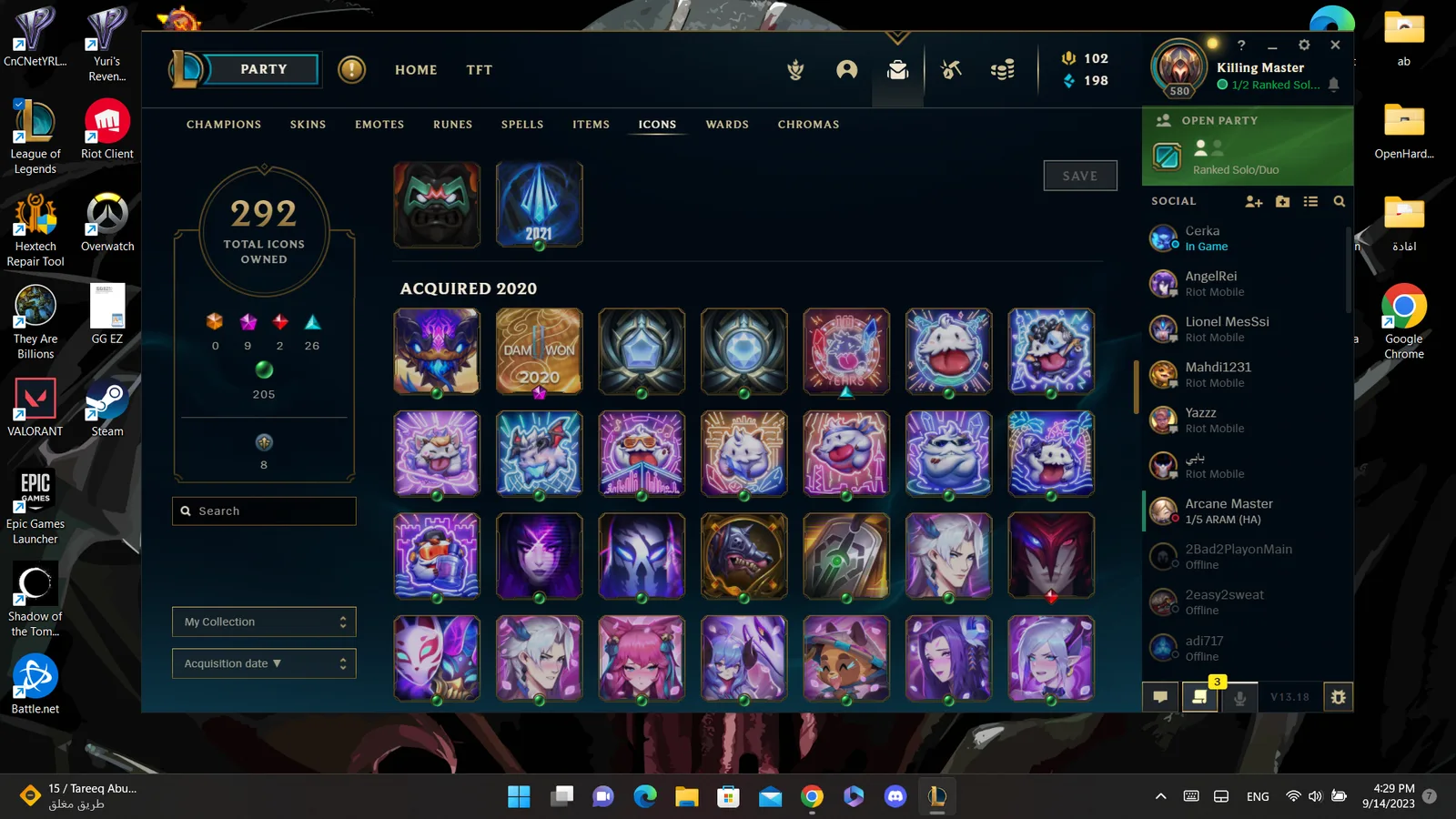 Riot account euw 580 level in league of legends — screenshot 18