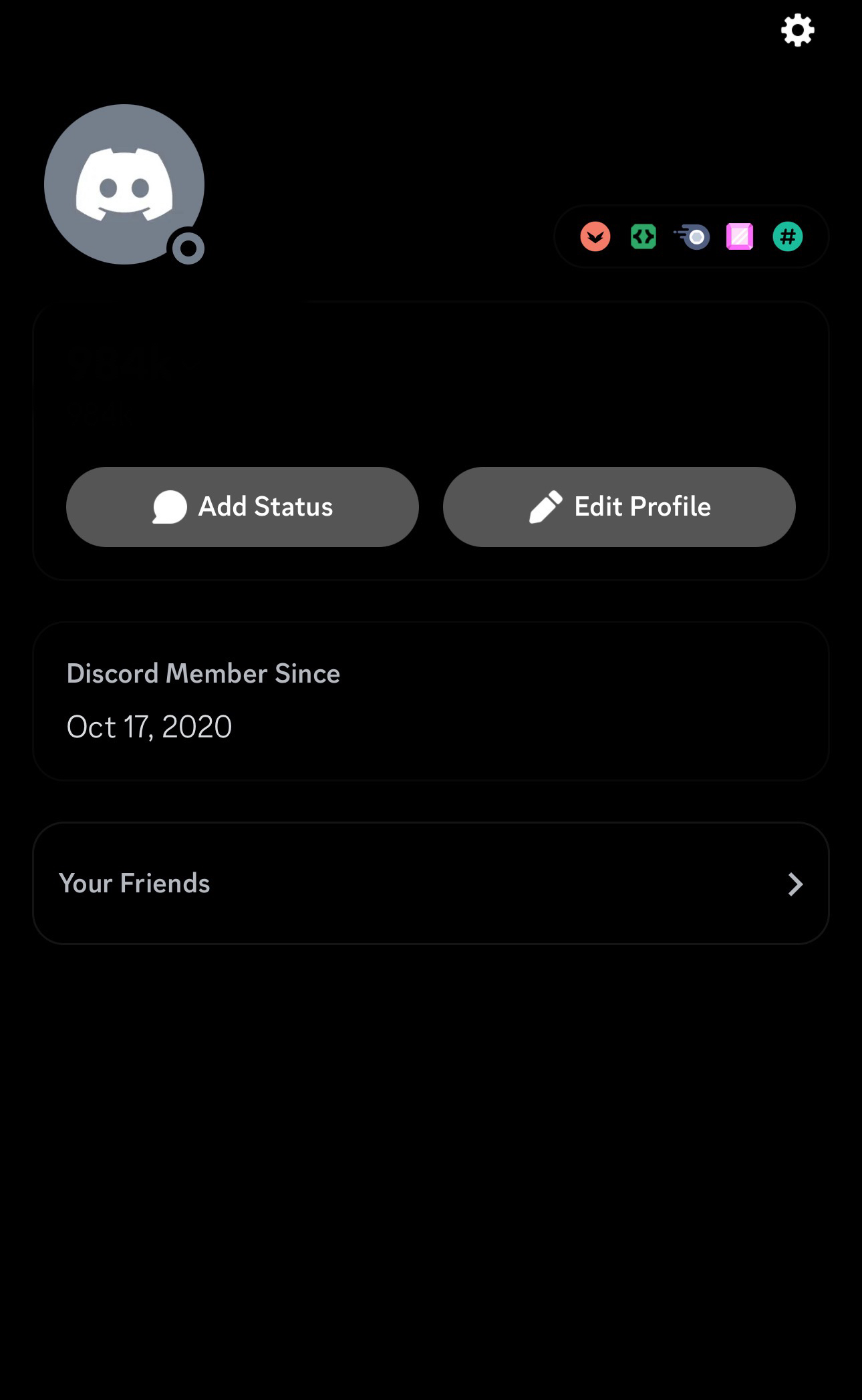 discord account — screenshot 1