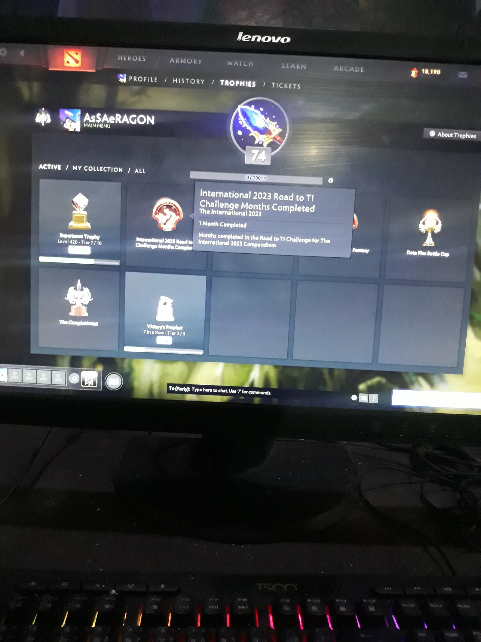 Dota2 account orginal — screenshot 1