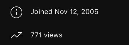 YouTube channels of old registration 2005-2009 | LARGE NUMBER OF CHANNELS — screenshot 1