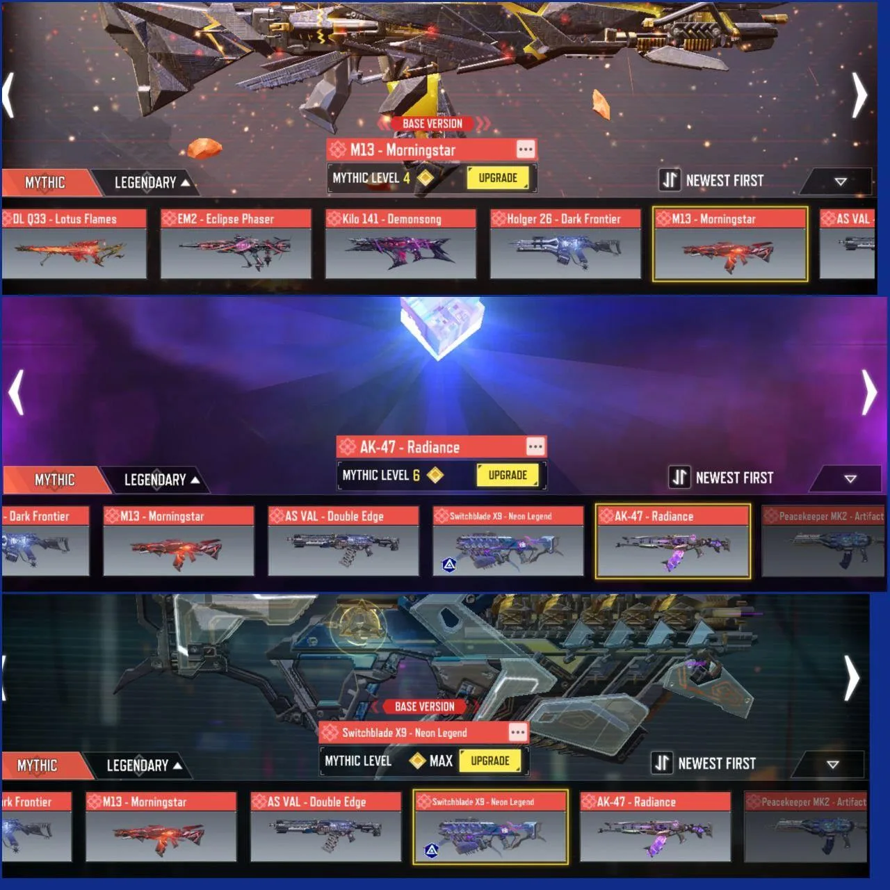 8 MYTHIC GUN|18 LEGENDARY GUNS|27 CHARACTERS (1 MYTHIC& 1 legend)|42 epic guns — screenshot 3
