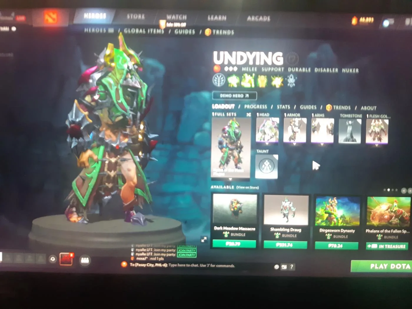 DOTA 2 ACCOUNT WITH ALL IN ITEMS FROM TI7 to TI10 BATTLE PASS AND ARCANA'S INCLUDED — screenshot 8
