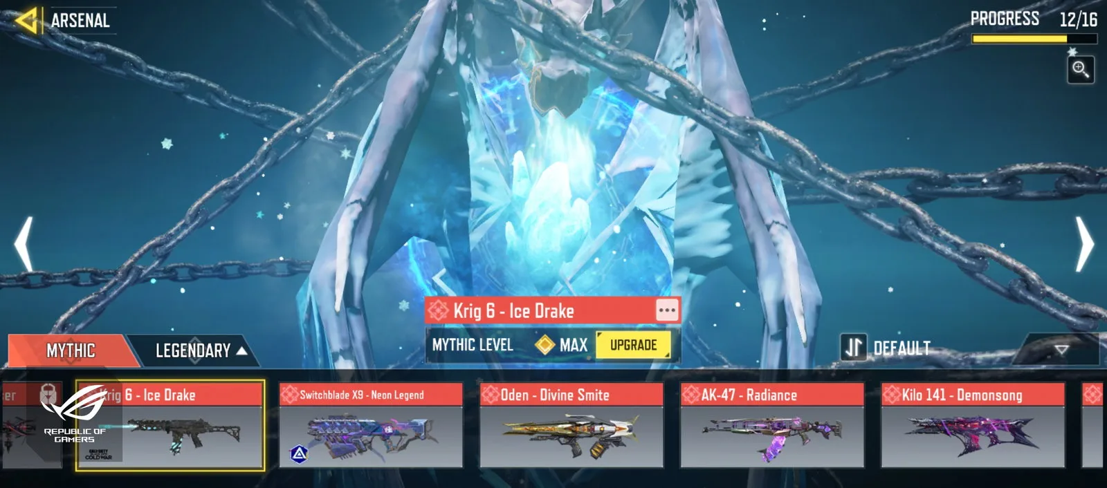 COD MOBILE GARENA WITH 12 MAXED MYTHIC AND SPECTRE T-3, AND MULTIPLE LEGENDARY — screenshot 3