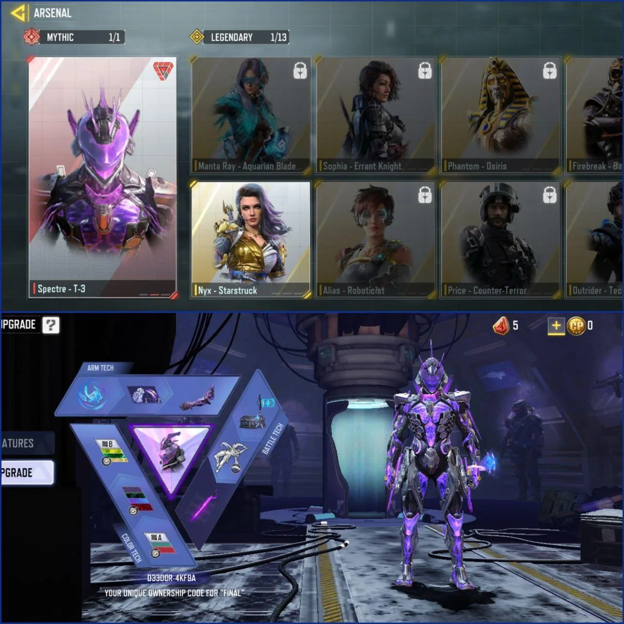 8 MYTHIC GUN|18 LEGENDARY GUNS|27 CHARACTERS (1 MYTHIC& 1 legend)|42 epic guns — screenshot 4