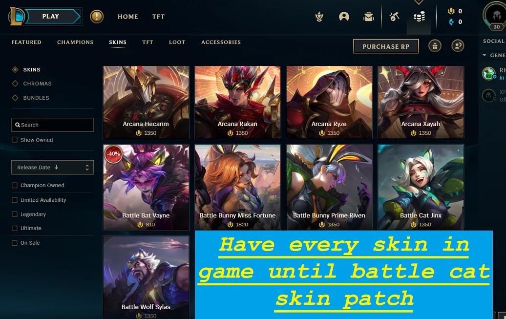 EUW ⭐1200 SKIN ACCOUNT | INCLUDES ALL RARE SKINS | PAX -VICTORIOUS SKINS — screenshot 4