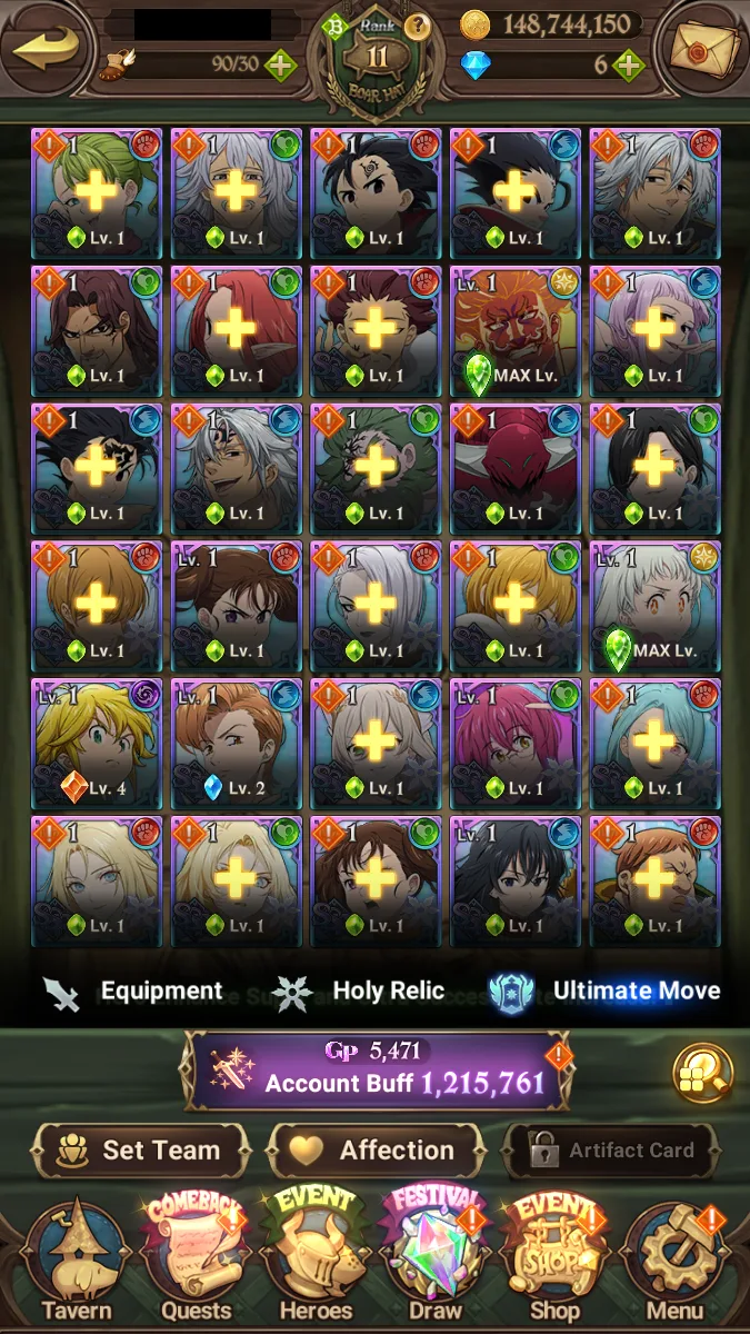 ⭐TRUSTED SELLER⭐ 6/6 ULTIMATE ESCANOR PURGATORY MELIODAS TRAITOR MELIODAS? — screenshot 7