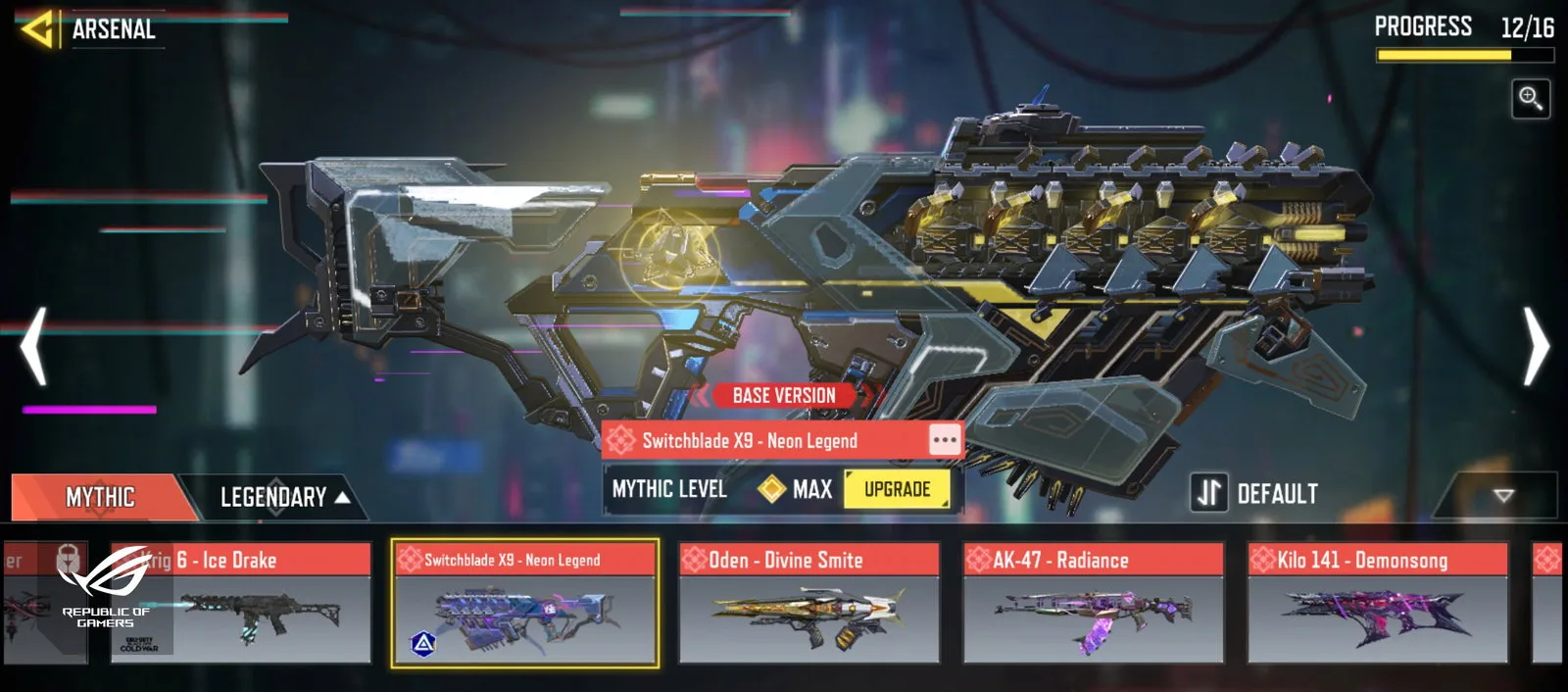 COD MOBILE GARENA WITH 12 MAXED MYTHIC AND SPECTRE T-3, AND MULTIPLE LEGENDARY — screenshot 4