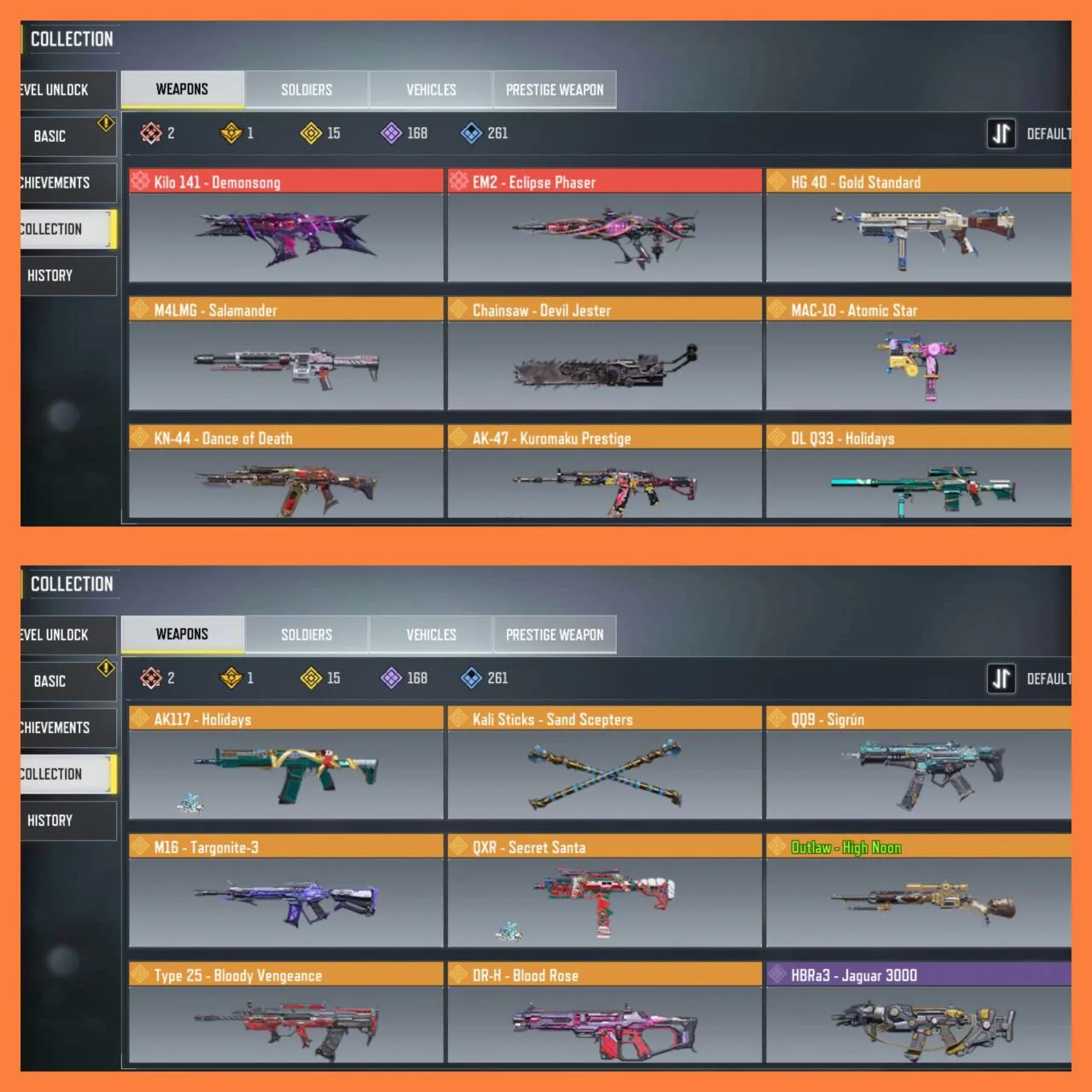 2 MYTHIC GUN| 1 MYTHIC CHARACTER | 15 LEGENDARY GUN | 1 LEGENDARY CHARACTERS | — screenshot 3