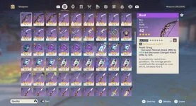 AR 60 ASIA ACCOUNT: 28 UNIQUE 5 STAR CHARACTERS - 53 WITH CONS, C2 NAHIDA — screenshot 6