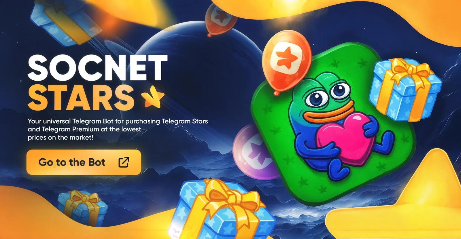 [SOCNET STARS] | Telegram Stars ⭐ Premium | Low price — screenshot 1
