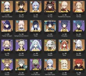 AR 60 ASIA ACCOUNT: 28 UNIQUE 5 STAR CHARACTERS - 53 WITH CONS, C2 NAHIDA — screenshot 1