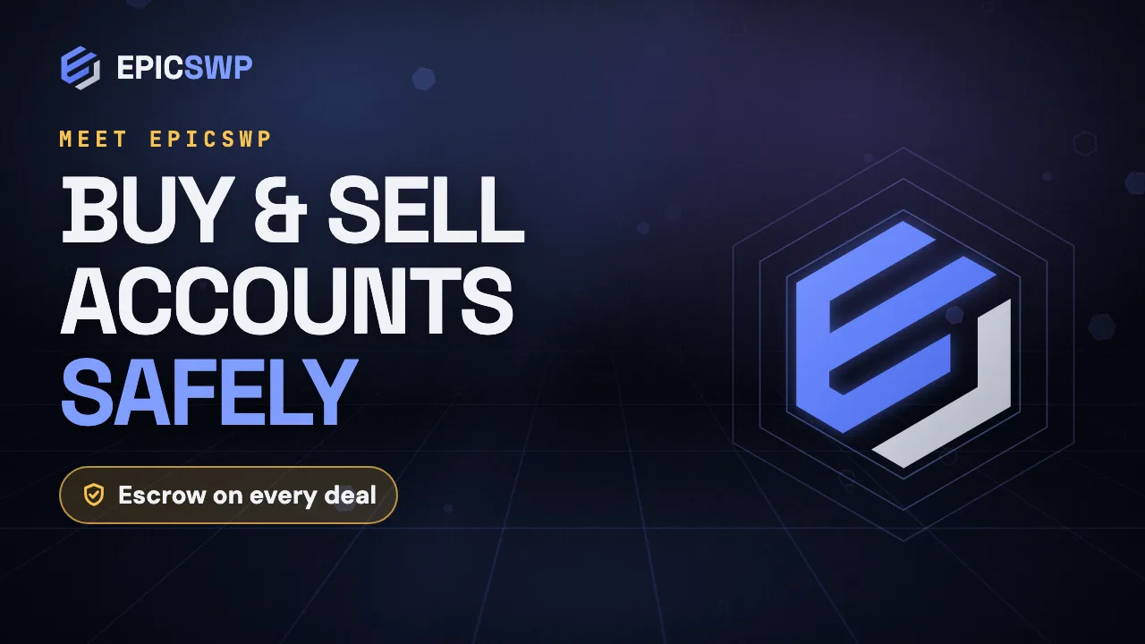 Meet EPICSWP: buy and sell accounts safely, with escrow on every deal